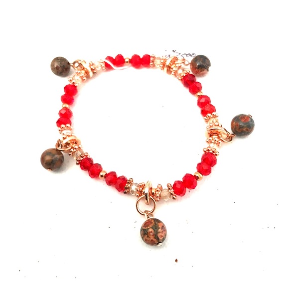 Red Jasper bracelet - Picture 1 of 2
